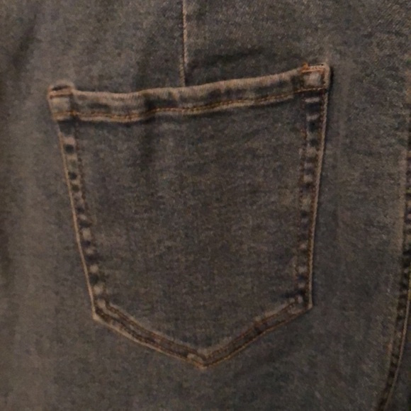 NWT Ava & Viv Denim Medium Wash Overalls - Picture 13 of 16